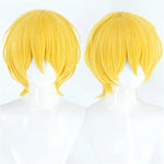 Rolecosplay Golden Yellow Short Layered Cosplay Wig