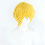 Rolecosplay Golden Yellow Short Layered Cosplay Wig