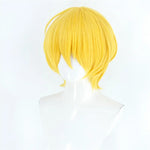 Rolecosplay Golden Yellow Short Layered Cosplay Wig