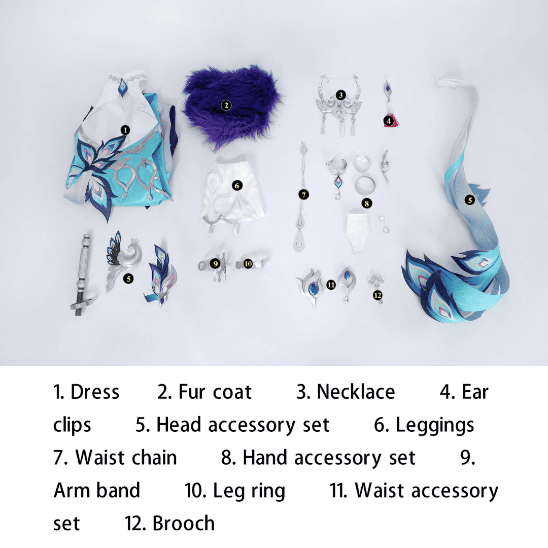 Rolecosplay Honaki Star Rail Yao Guang Cosplay Costume