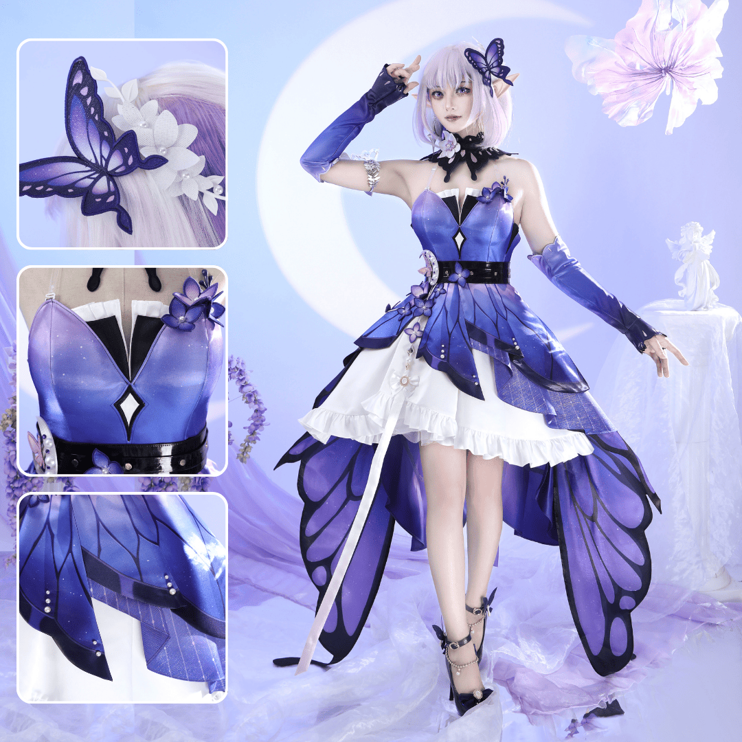 Rolecosplay Honkai Star Rail Castorice Butterfly Cosplay Costume