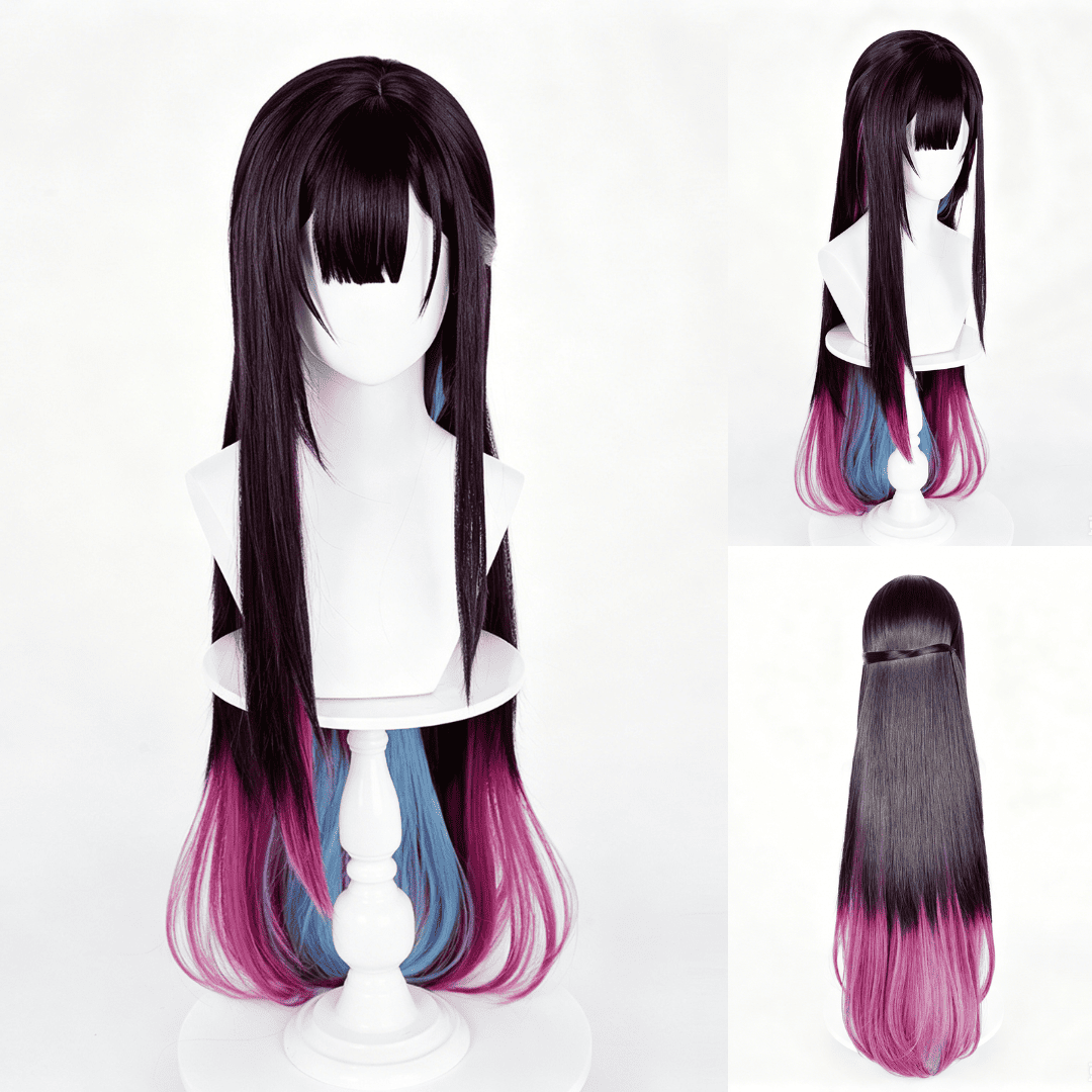 Rolecosplay Honkai Star Rail Hysilens Long Black Cosplay Wig