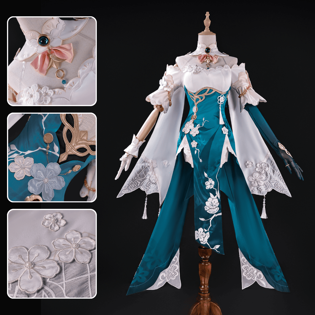 Rolecosplay Honkai Star Rail Ruan Mei Plumblossom letter Cosplay Costume