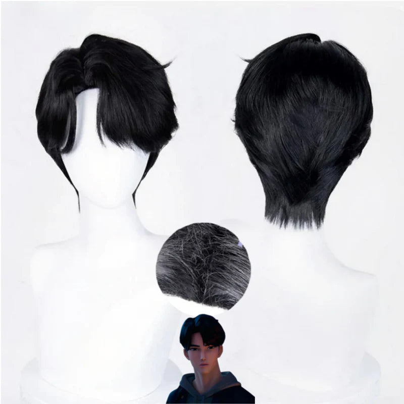 Rolecosplay Kpop Girl Demon Boys Jinu Black Cosplay Wig