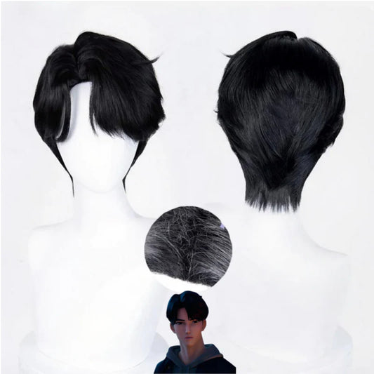 Rolecosplay Kpop Demon Hunter Saja Boys Jinu Black Cosplay Wig