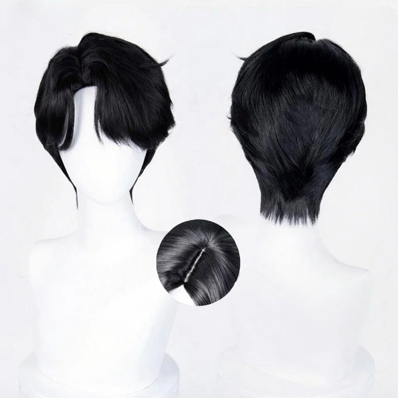 Rolecosplay Kpop Girl Demon Boys Jinu Black Cosplay Wig
