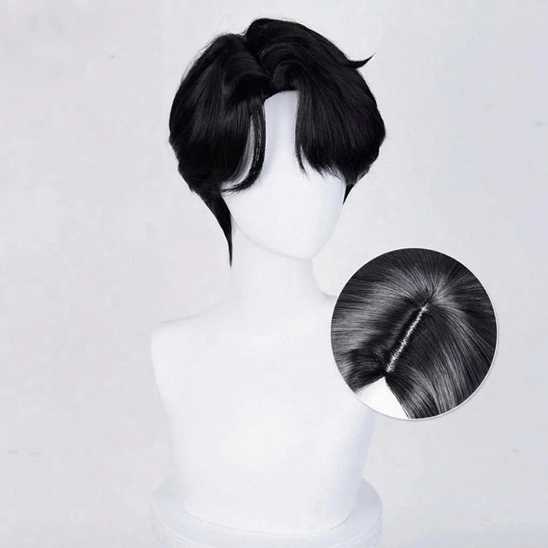 Rolecosplay Kpop Demon Hunter Saja Boys Jinu Black Cosplay Wig