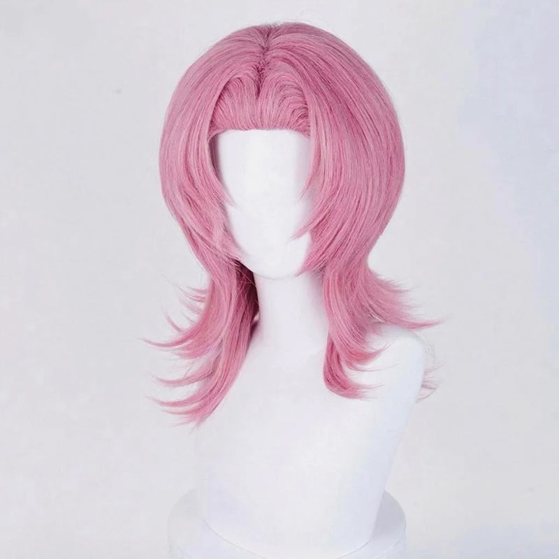 Rolecosplay Kpop Girl Demon Boys Romance Pink Cosplay Wig