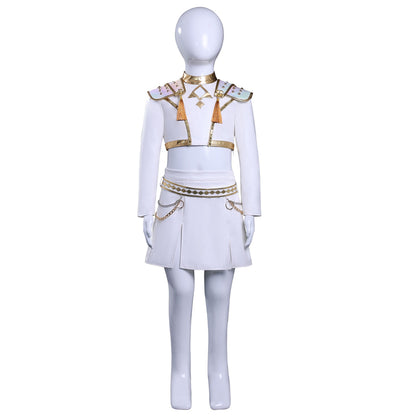 Rolecosplay Kpop Demon Hunters Rumi Zoey Mira White Outfit Cosplay Costume