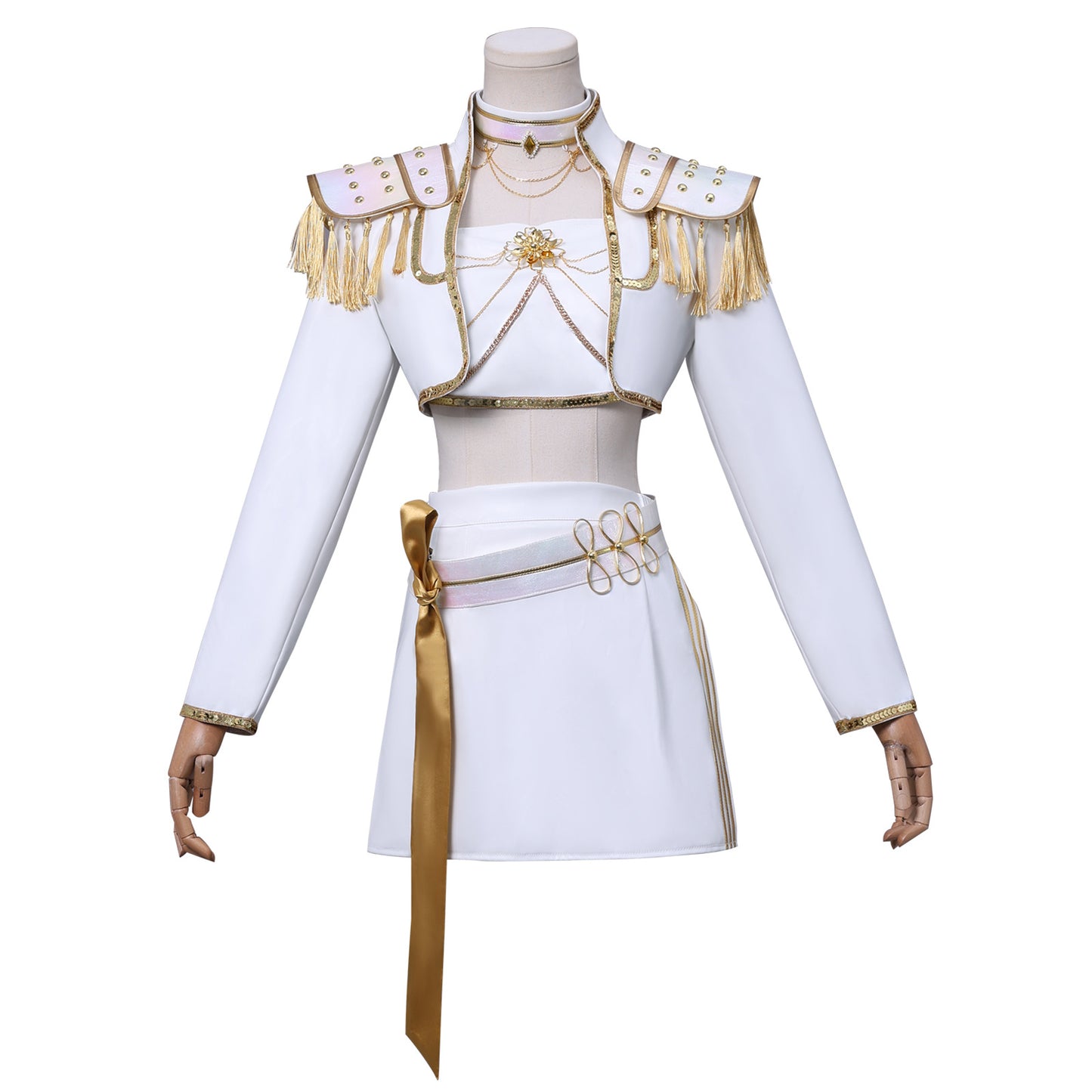 Rolecosplay Kpop Demon Hunters Rumi Zoey Mira White Outfit Cosplay Costume