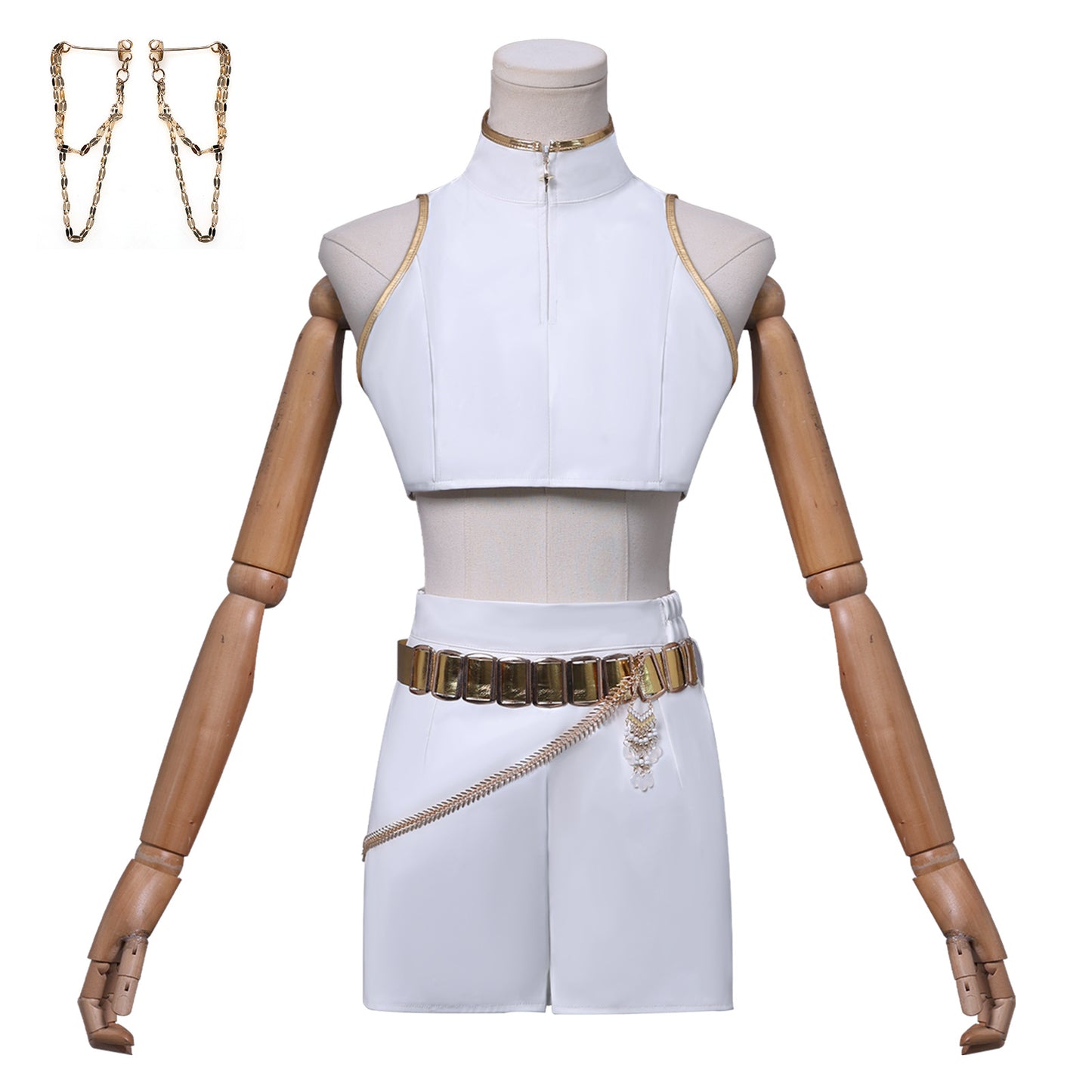 Rolecosplay Kpop Demon Hunters Rumi Zoey Mira White Outfit Cosplay Costume