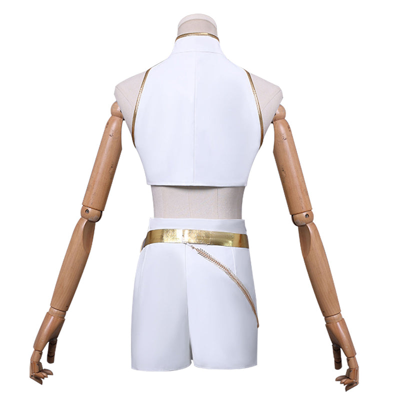 Rolecosplay Kpop Demon Hunters Rumi Zoey Mira White Outfit Cosplay Costume
