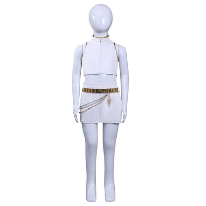 Rolecosplay Kpop Demon Hunters Rumi Zoey Mira White Outfit Cosplay Costume