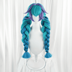 Rolecosplay LOL Rain Shepherd Gwen Twin Tails Cosplay Wigs