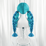 Rolecosplay LOL Rain Shepherd Gwen Twin Tails Cosplay Wigs