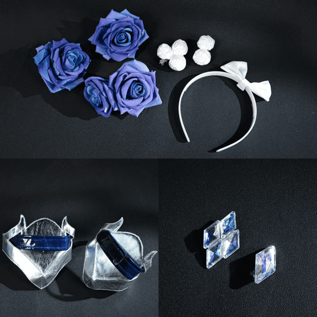 Rolecosplay LOL Wild Rift Crystal Rose Lux Cosplay Costume