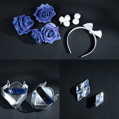 Rolecosplay LOL Wild Rift Crystal Rose Lux Cosplay Costume