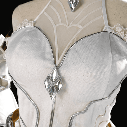 Rolecosplay LOL Wild Rift Crystal Rose Lux Cosplay Costume