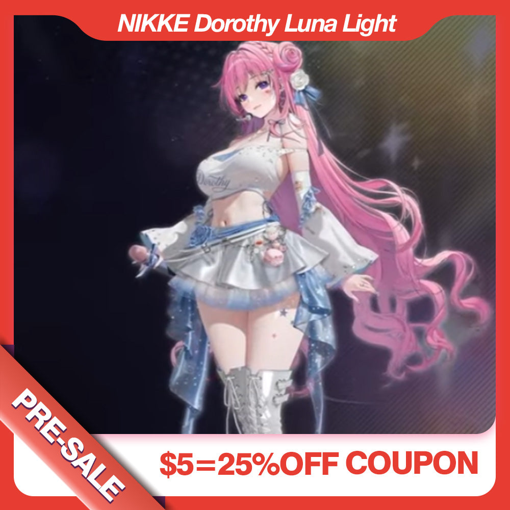 Rolecosplay NIKKE Dorothy Luna Light Cosplay Costume Pre Sale