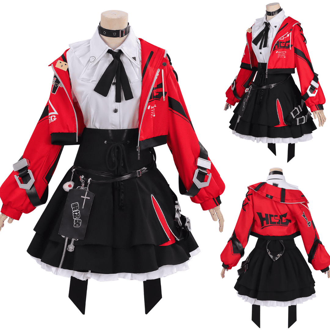 Rolecosplay NTE Lacrimosa Red Cosplay Costume