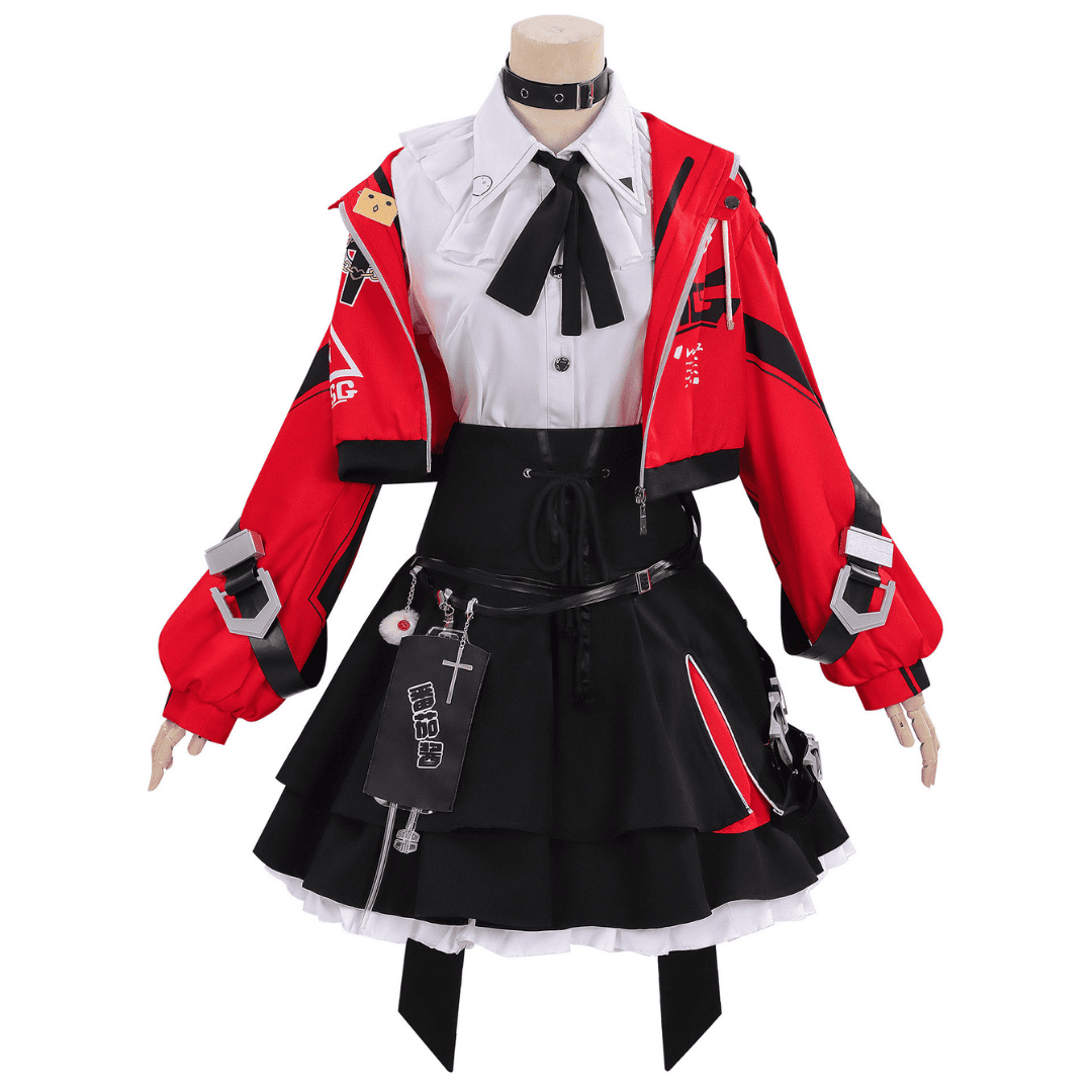 Rolecosplay NTE Lacrimosa Red Cosplay Costume