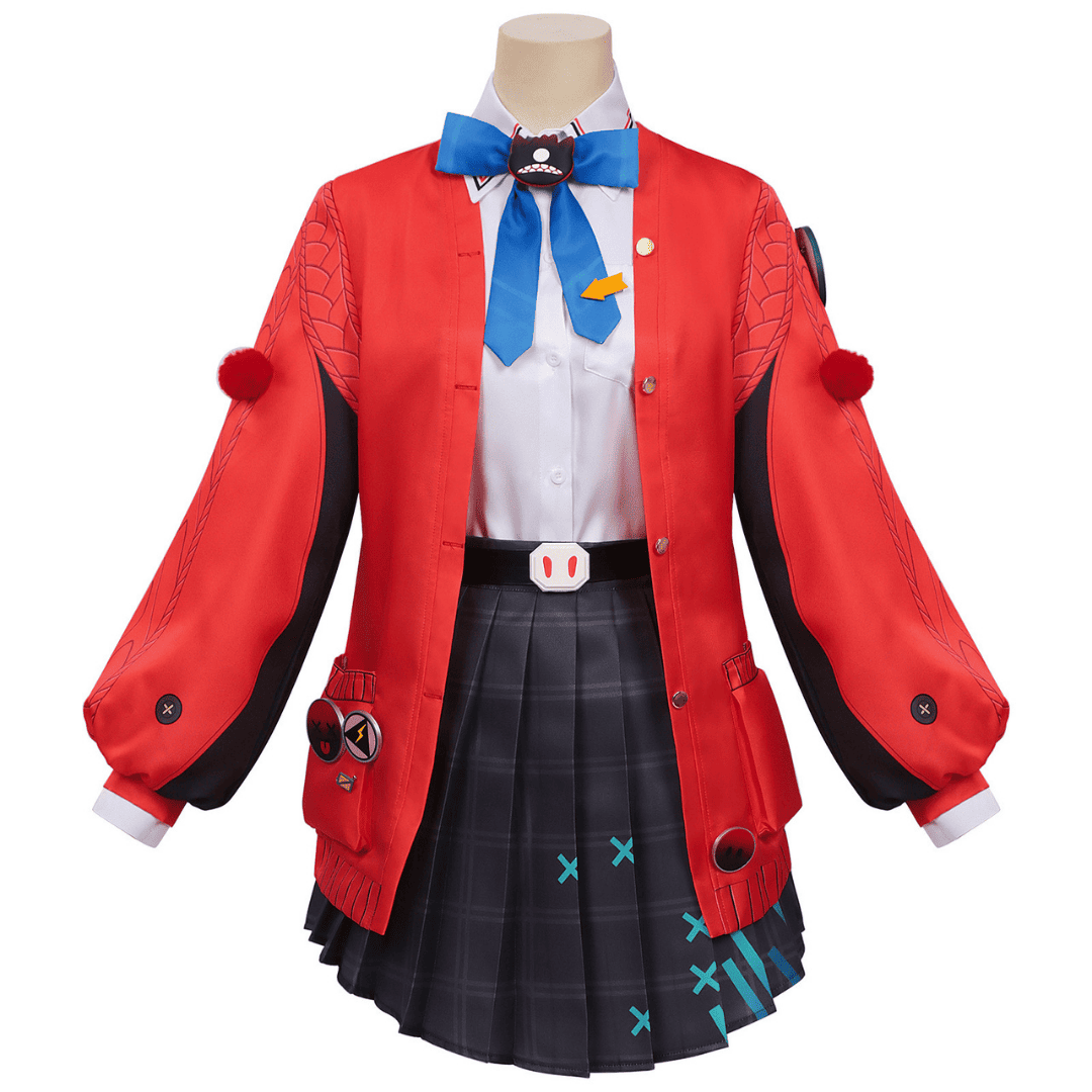 Rolecosplay NTE Sakiri Red Cosplay Costume