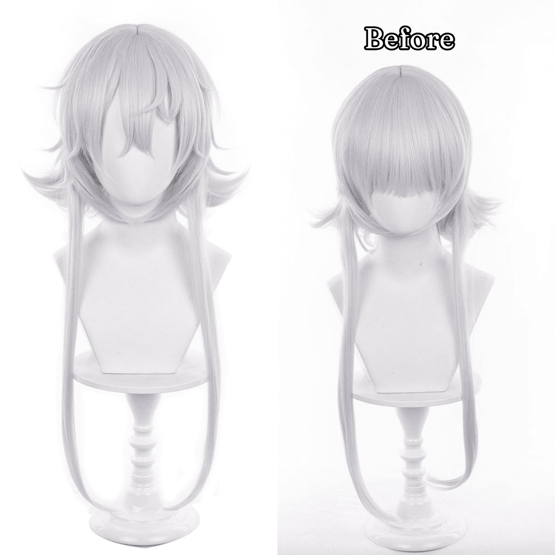 Rolecosplay NTE Sakiri White Long Cosplay Wig