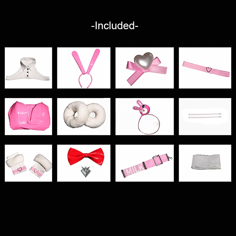 Rolecosplay Nikke The Goddess of Victory Milk Bunny Dress Cosplay Costume