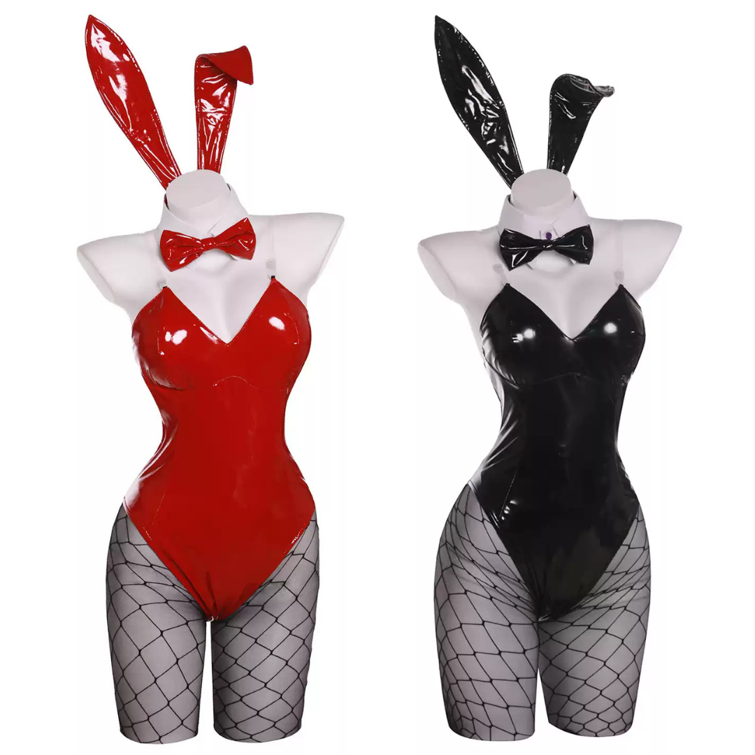 Rolecosplay Panty & Stockin Black Red Bunny Bodysuit Sexy Cosplay Costume