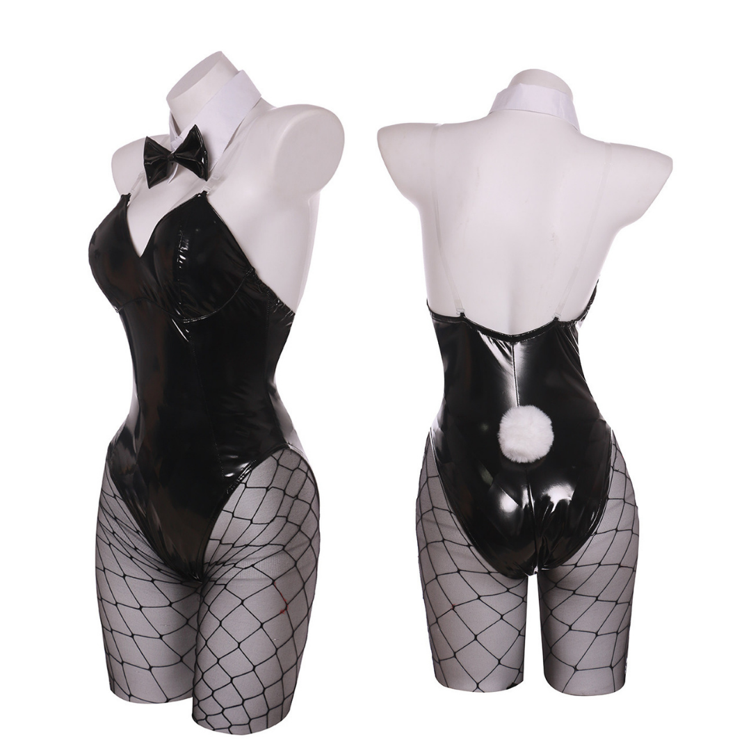 Rolecosplay Panty & Stockin Black Red Bunny Bodysuit Sexy Cosplay Costume
