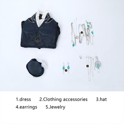 Rolecosplay Path to Nowhere Jelena Cosplay Costume Dress Set