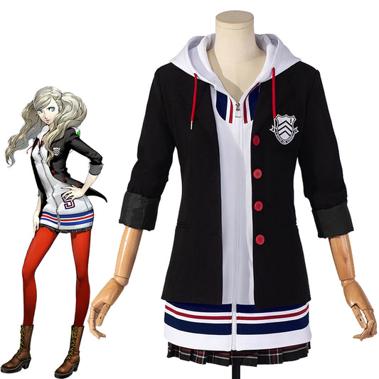 Rolecosplay Persona 5 Ann Takamaki Cosplay Costume School Uniform Set