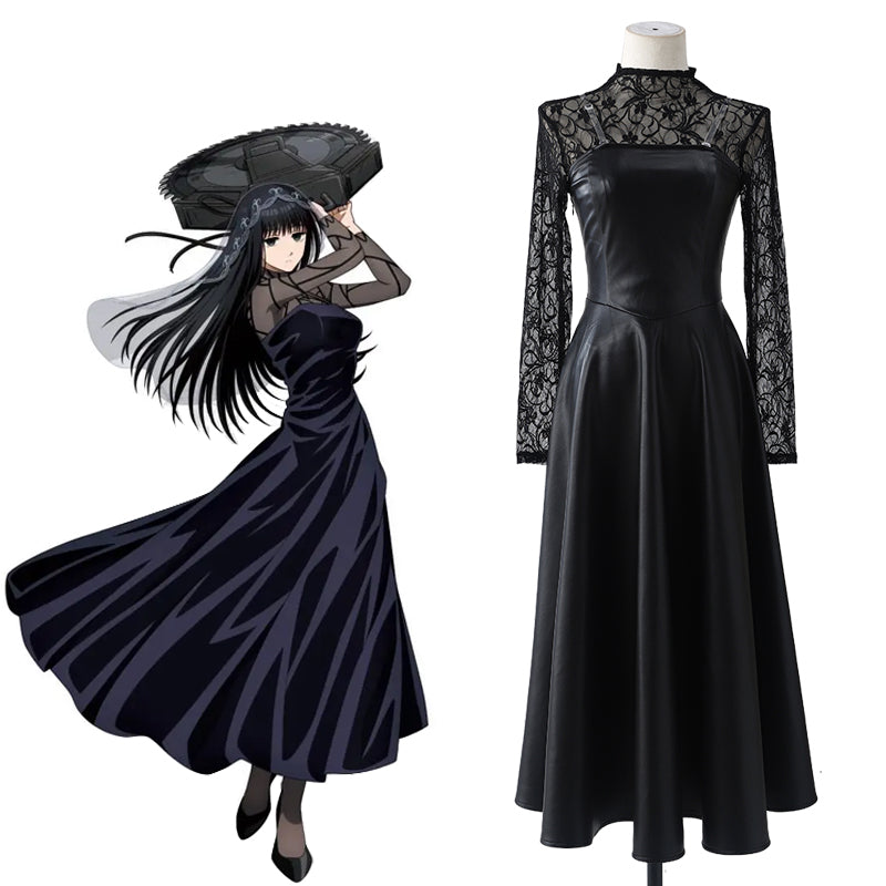 Rolecosplay Sakamoto Days Osaragi Black Dress Cosplay Costume