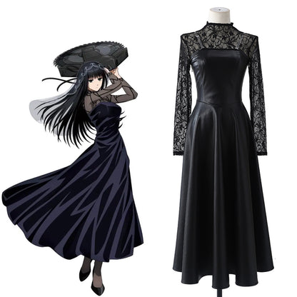 Rolecosplay Sakamoto Days Osaragi Black Dress Cosplay Costume