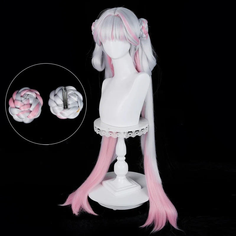 Rolecosplay Wuthering Waves Jinhsi Peach Blossom Long Mixed Colors Cosplay Wig
