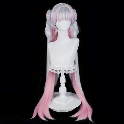 Rolecosplay Wuthering Waves Jinhsi Peach Blossom Long Mixed Colors Cosplay Wig
