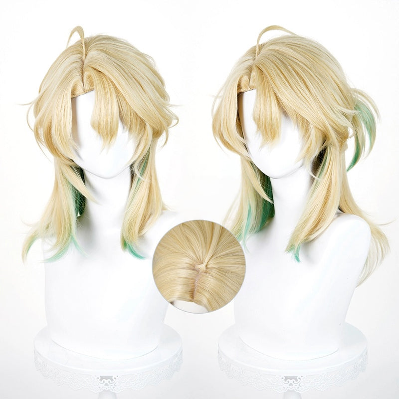 Rolecosplay Wuthering Waves Luuk Herssen 45cm Mixed Color Cosplay Wig