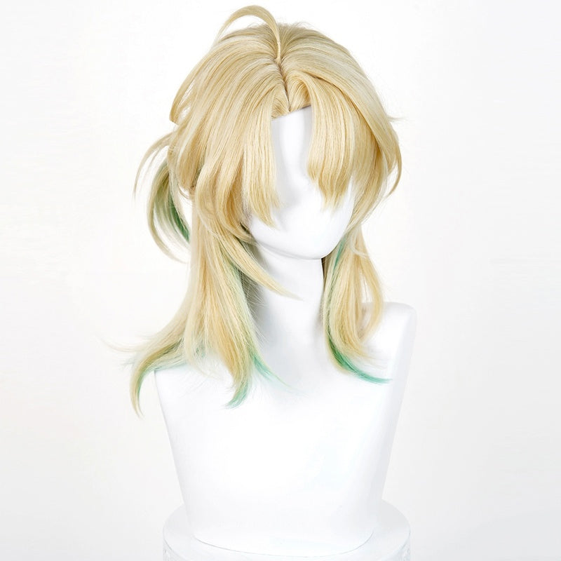 Rolecosplay Wuthering Waves Luuk Herssen 45cm Mixed Color Cosplay Wig