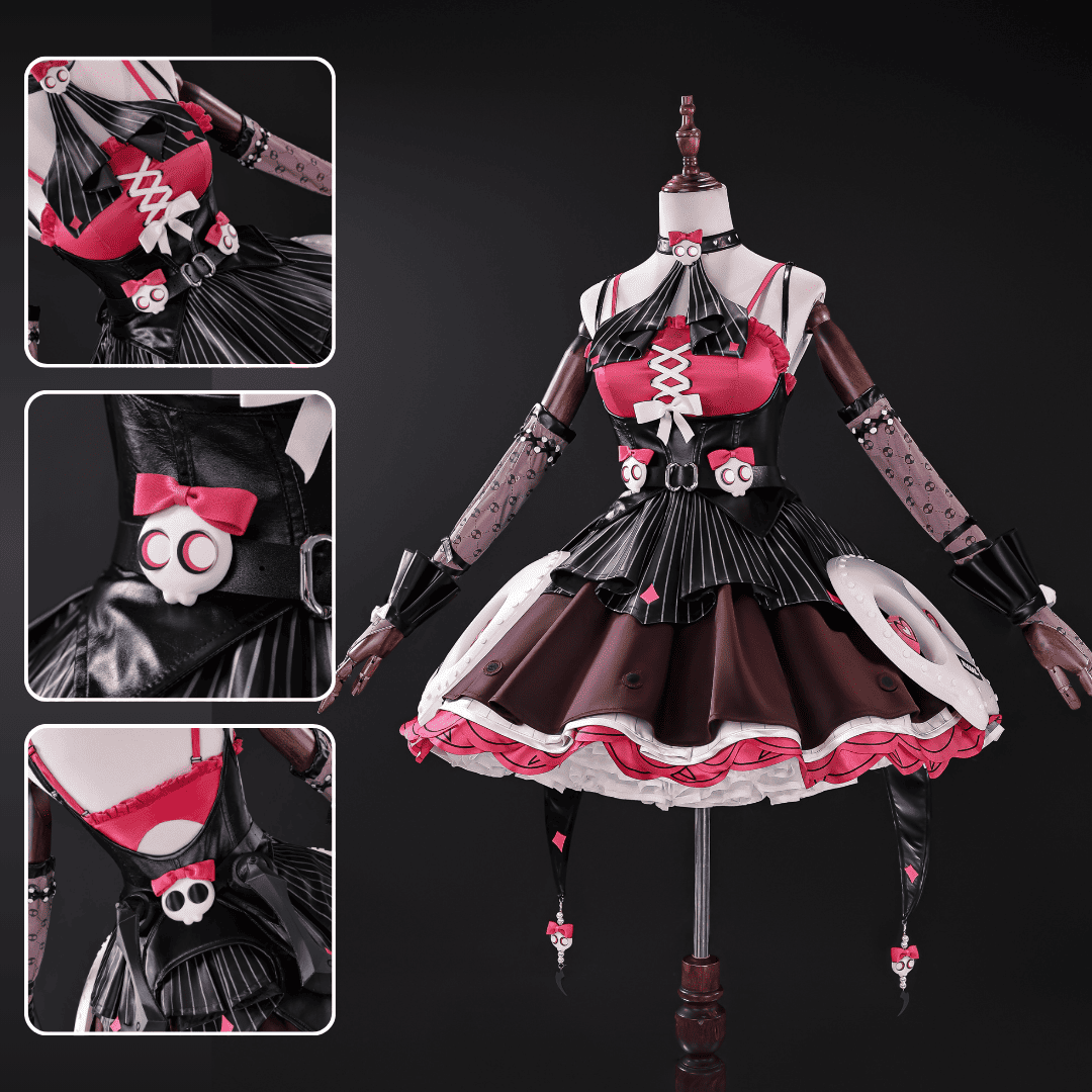 Rolecosplay Zenless Zone Zero Aria Black Red Cosplay Costume