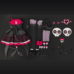 Rolecosplay Zenless Zone Zero Aria Black Red Cosplay Costume