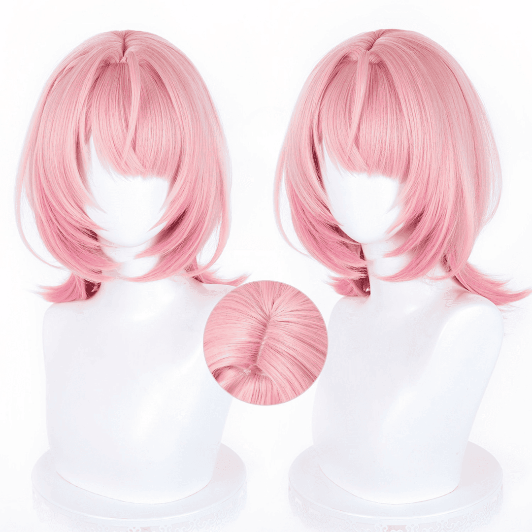 Rolecosplay Zenless Zone Zero Remielle Pink Short Cosplay Wigs