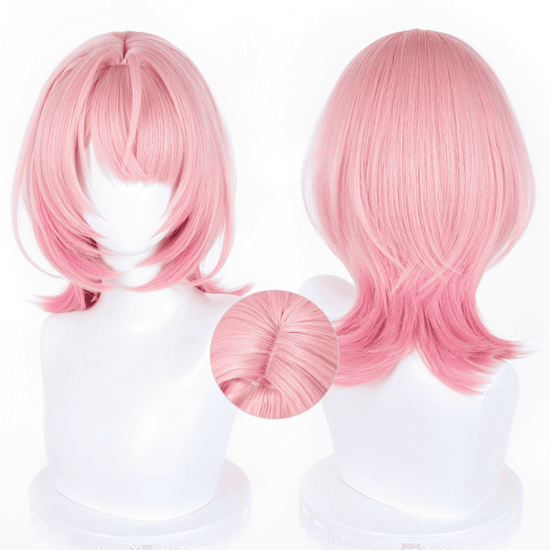 Rolecosplay Zenless Zone Zero Remielle Pink Short Cosplay Wigs