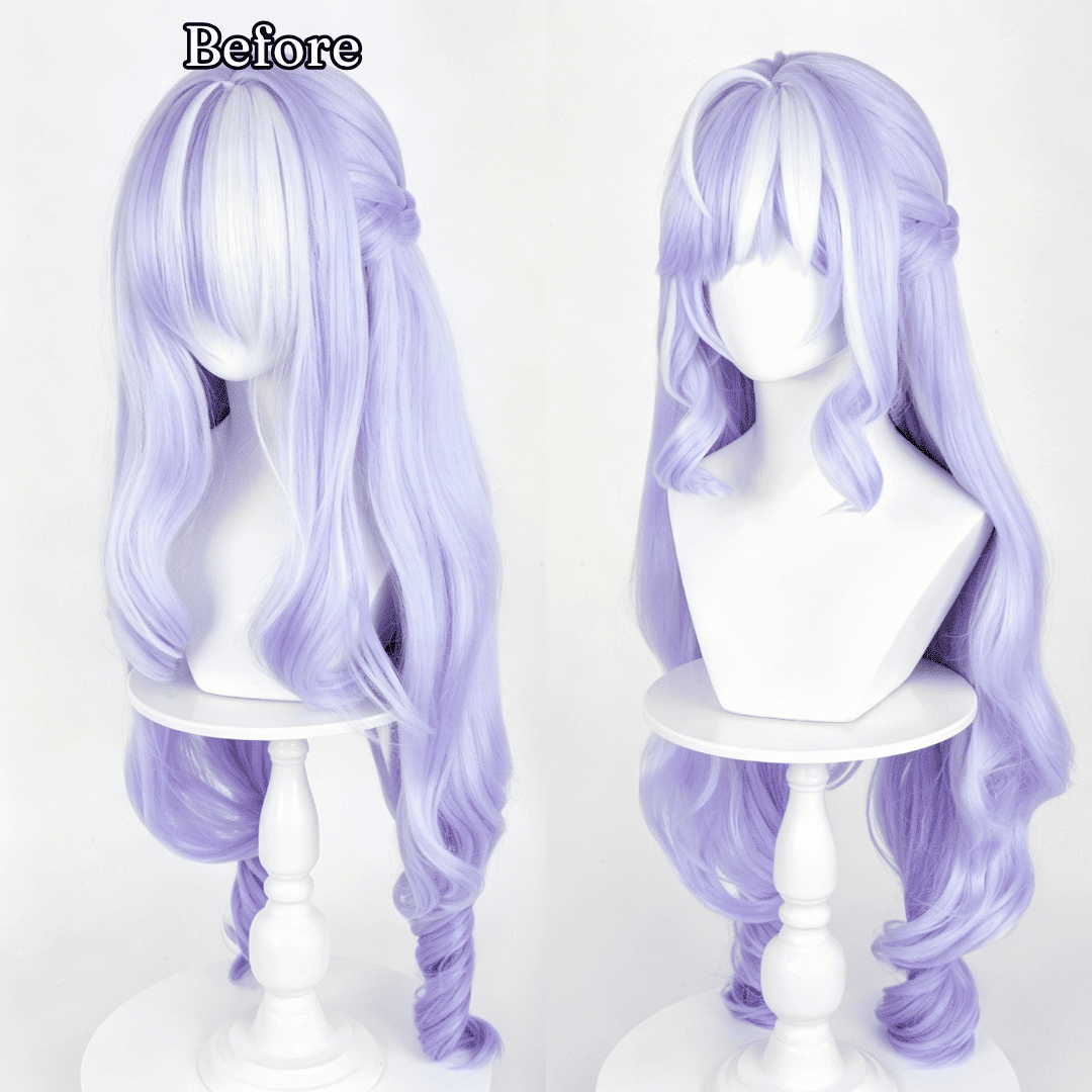 Rolecosplay Zenless Zone Zero Vivian Purple Long Cosplay Wigs