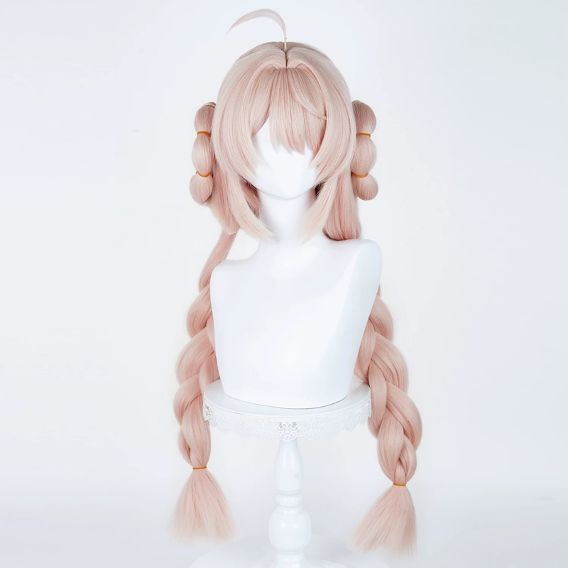 Rolecosplay Zenless Zone Zero Zhao Pink 85cm Double Braided Cosplay Wig