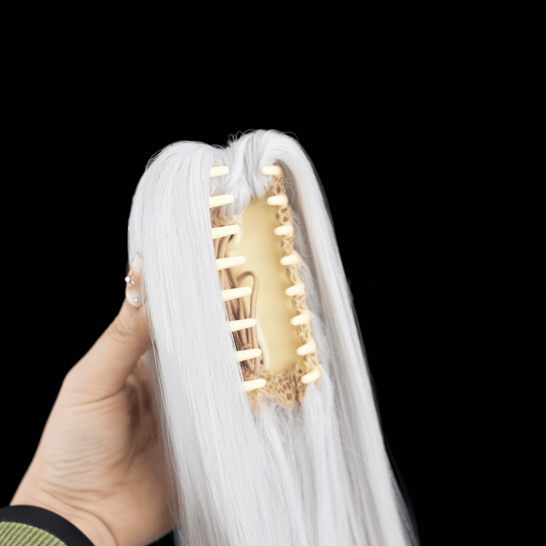 Rolecosplay Anime White Elf Sorceress Frieren Cosplay Wigs