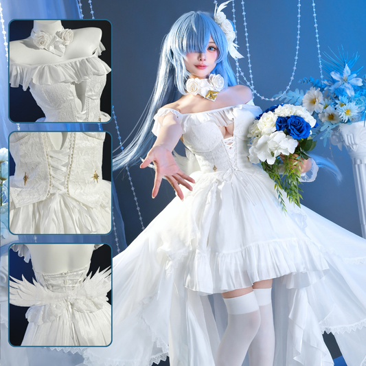 Rolecosplay Azur Lane Janus Hana Bride Cosplay Costume