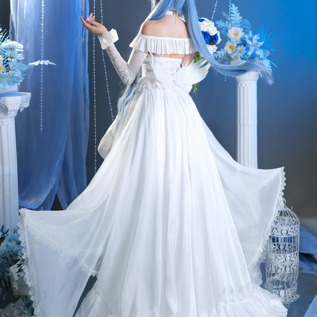 Rolecosplay Azur Lane Janus Hana Bride Cosplay Costume