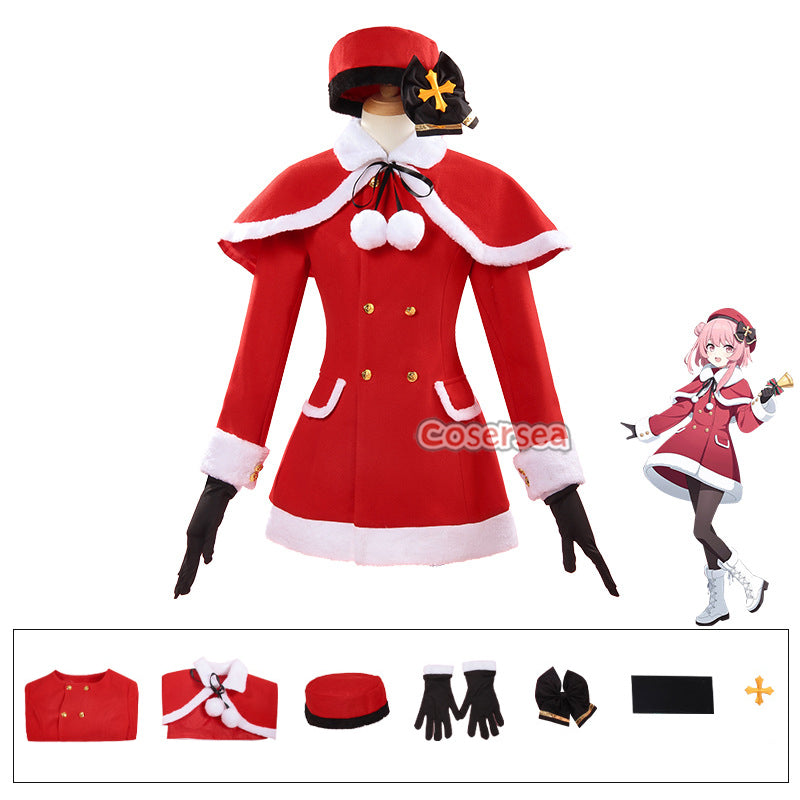 Rolecosplay Blue Archive Serina Christmas Dress Cosplay Costume