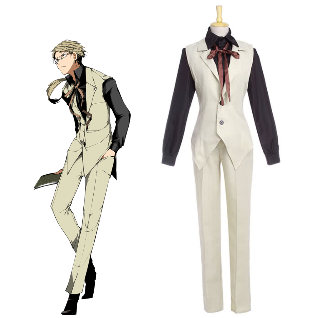 Rolecosplay Bungou Stray Dogs Doppo Kunikida Cosplay Costumes