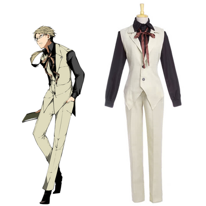 Rolecosplay Bungou Stray Dogs Doppo Kunikida Cosplay Costumes